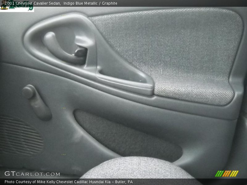 Indigo Blue Metallic / Graphite 2001 Chevrolet Cavalier Sedan