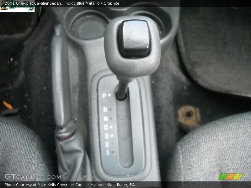 Indigo Blue Metallic / Graphite 2001 Chevrolet Cavalier Sedan