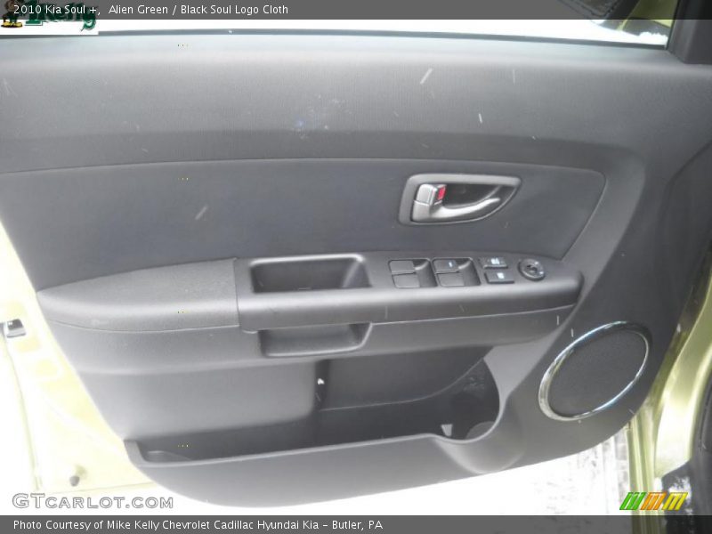 Alien Green / Black Soul Logo Cloth 2010 Kia Soul +