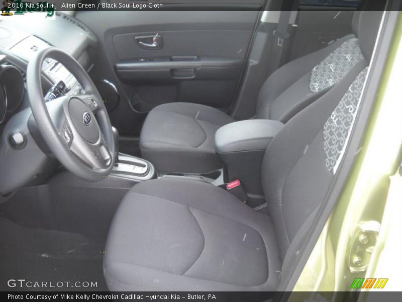 Alien Green / Black Soul Logo Cloth 2010 Kia Soul +