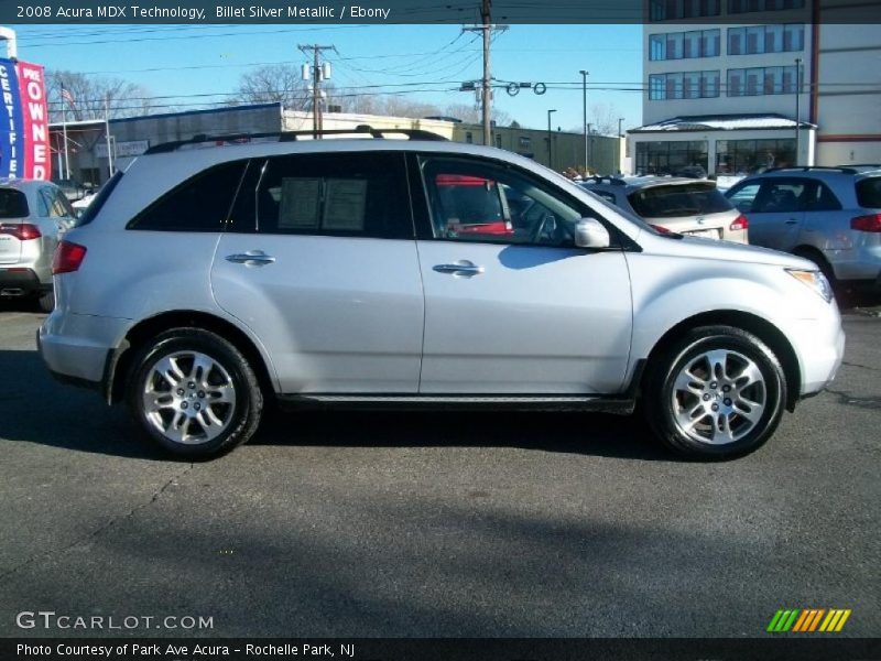 Billet Silver Metallic / Ebony 2008 Acura MDX Technology
