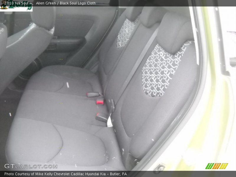 Alien Green / Black Soul Logo Cloth 2010 Kia Soul +
