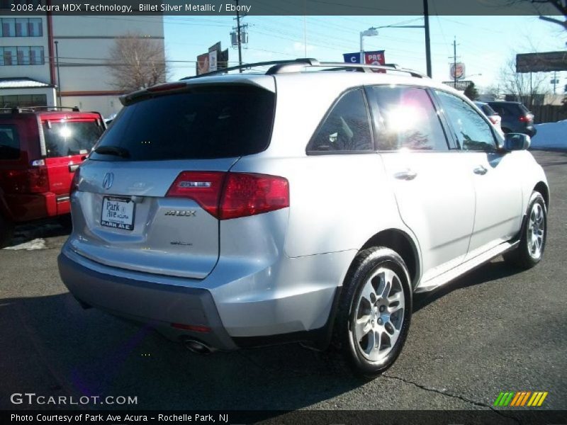Billet Silver Metallic / Ebony 2008 Acura MDX Technology