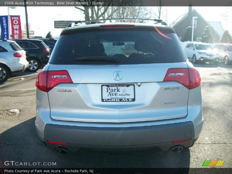 Billet Silver Metallic / Ebony 2008 Acura MDX Technology