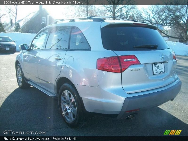 Billet Silver Metallic / Ebony 2008 Acura MDX Technology
