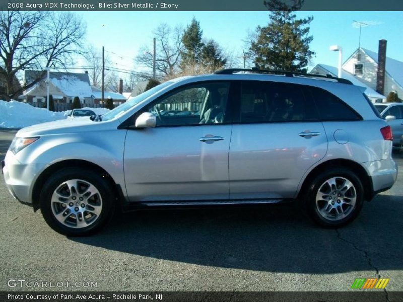 Billet Silver Metallic / Ebony 2008 Acura MDX Technology