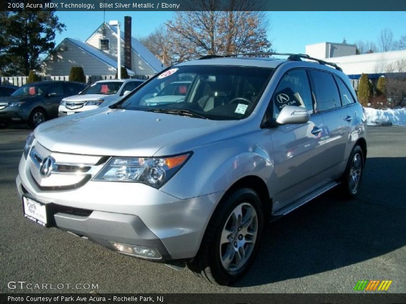 Billet Silver Metallic / Ebony 2008 Acura MDX Technology