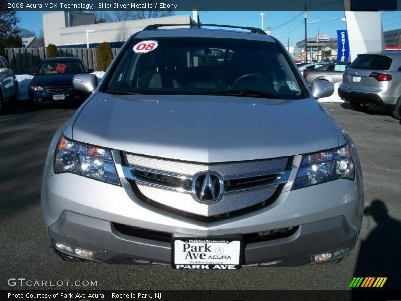 Billet Silver Metallic / Ebony 2008 Acura MDX Technology