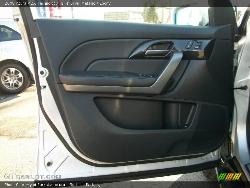 Billet Silver Metallic / Ebony 2008 Acura MDX Technology