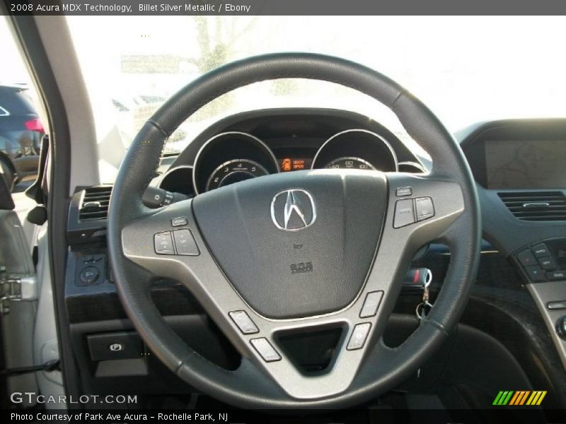 Billet Silver Metallic / Ebony 2008 Acura MDX Technology