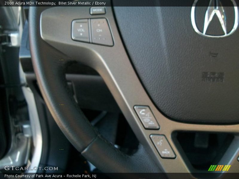 Billet Silver Metallic / Ebony 2008 Acura MDX Technology