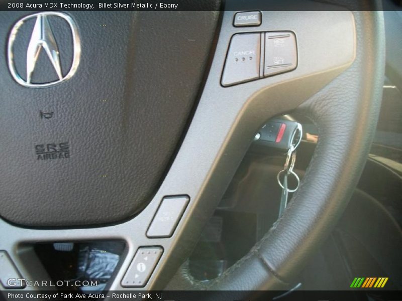 Billet Silver Metallic / Ebony 2008 Acura MDX Technology