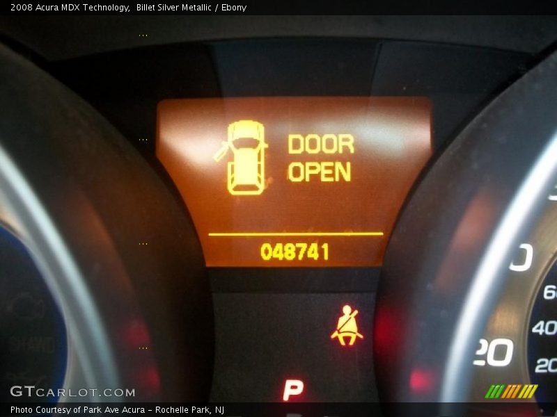 Billet Silver Metallic / Ebony 2008 Acura MDX Technology