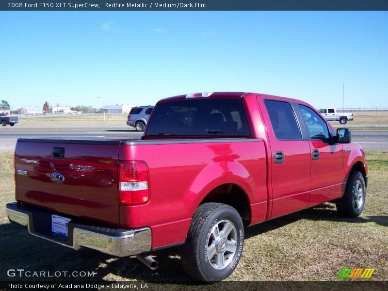 Redfire Metallic / Medium/Dark Flint 2008 Ford F150 XLT SuperCrew