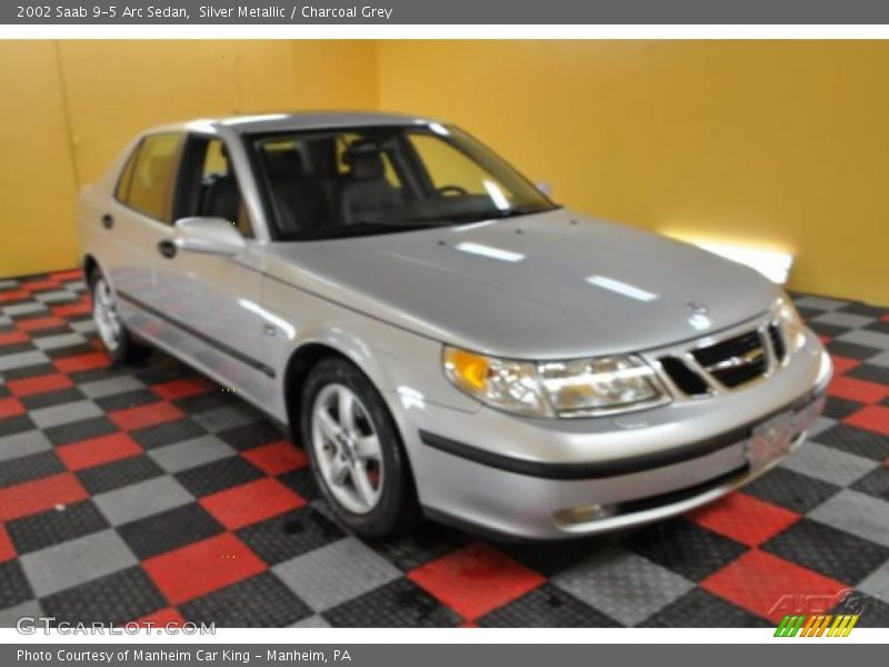 Silver Metallic / Charcoal Grey 2002 Saab 9-5 Arc Sedan
