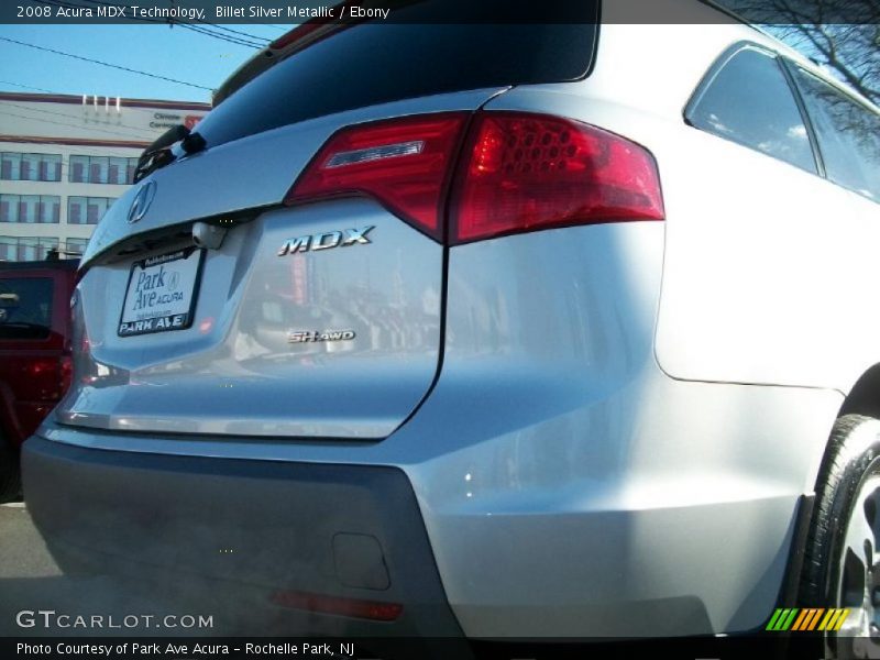 Billet Silver Metallic / Ebony 2008 Acura MDX Technology