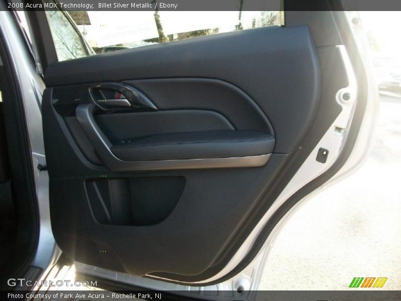 Billet Silver Metallic / Ebony 2008 Acura MDX Technology