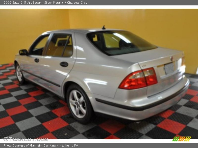 Silver Metallic / Charcoal Grey 2002 Saab 9-5 Arc Sedan
