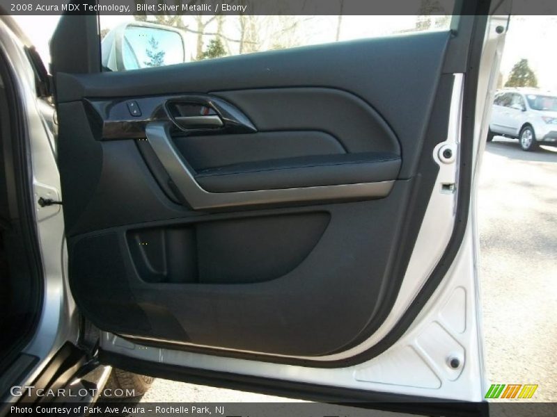 Billet Silver Metallic / Ebony 2008 Acura MDX Technology
