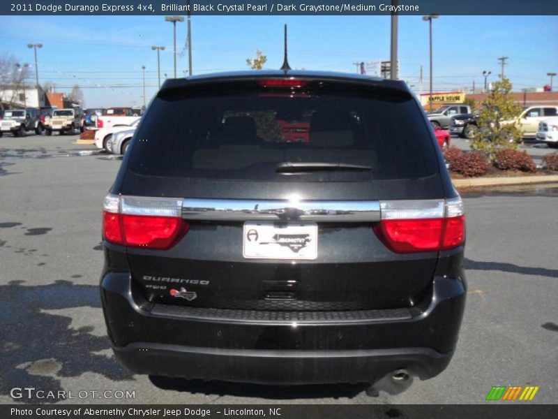 Brilliant Black Crystal Pearl / Dark Graystone/Medium Graystone 2011 Dodge Durango Express 4x4