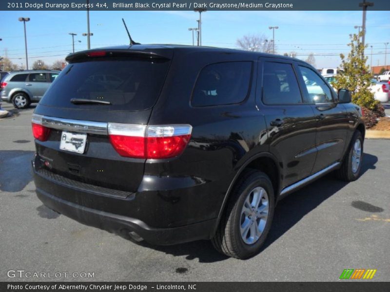 Brilliant Black Crystal Pearl / Dark Graystone/Medium Graystone 2011 Dodge Durango Express 4x4