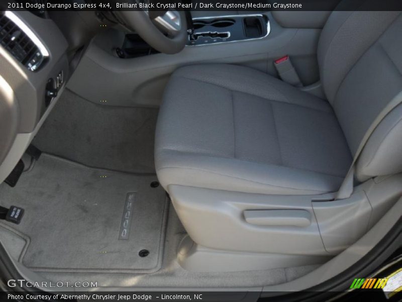 Brilliant Black Crystal Pearl / Dark Graystone/Medium Graystone 2011 Dodge Durango Express 4x4
