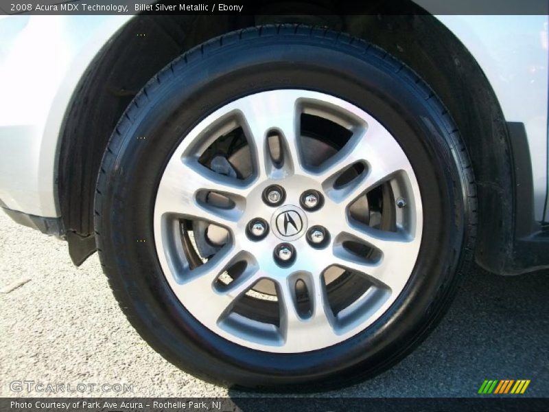 Billet Silver Metallic / Ebony 2008 Acura MDX Technology