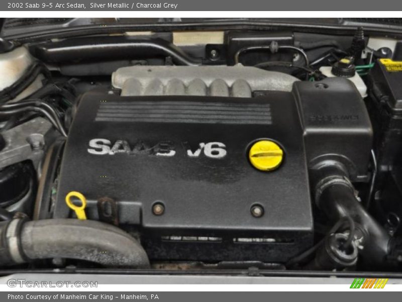 Silver Metallic / Charcoal Grey 2002 Saab 9-5 Arc Sedan