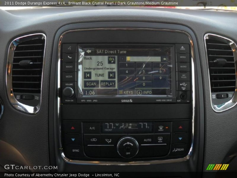 Controls of 2011 Durango Express 4x4