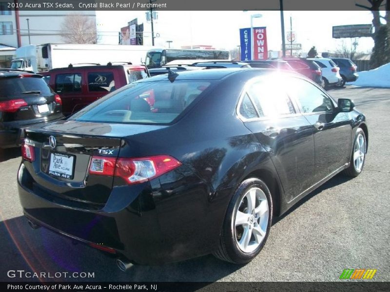 Crystal Black Pearl / Parchment 2010 Acura TSX Sedan