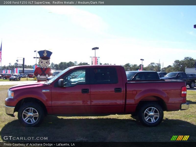 Redfire Metallic / Medium/Dark Flint 2008 Ford F150 XLT SuperCrew