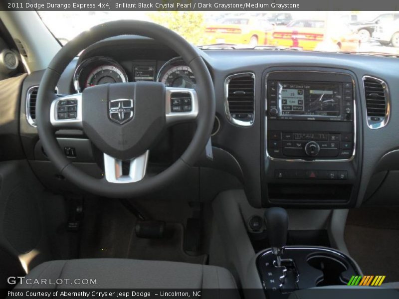 Brilliant Black Crystal Pearl / Dark Graystone/Medium Graystone 2011 Dodge Durango Express 4x4