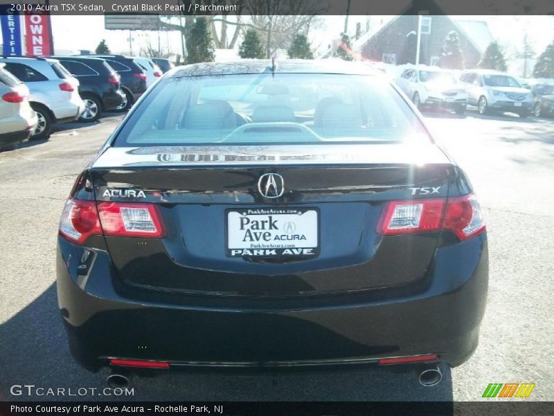 Crystal Black Pearl / Parchment 2010 Acura TSX Sedan