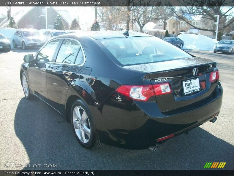 Crystal Black Pearl / Parchment 2010 Acura TSX Sedan