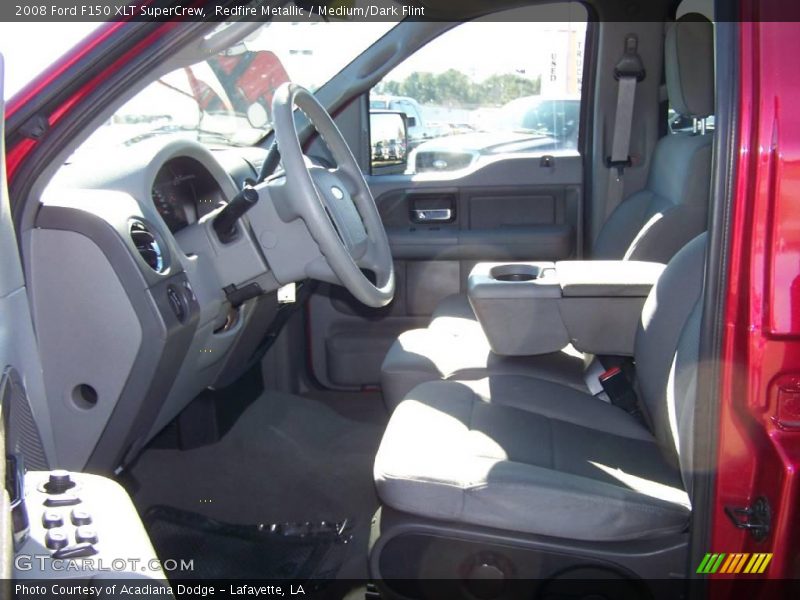 Redfire Metallic / Medium/Dark Flint 2008 Ford F150 XLT SuperCrew