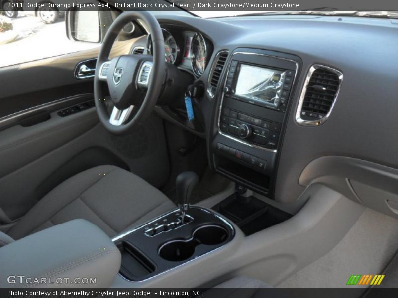 Brilliant Black Crystal Pearl / Dark Graystone/Medium Graystone 2011 Dodge Durango Express 4x4