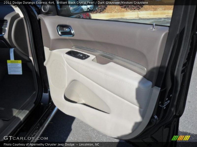 Brilliant Black Crystal Pearl / Dark Graystone/Medium Graystone 2011 Dodge Durango Express 4x4