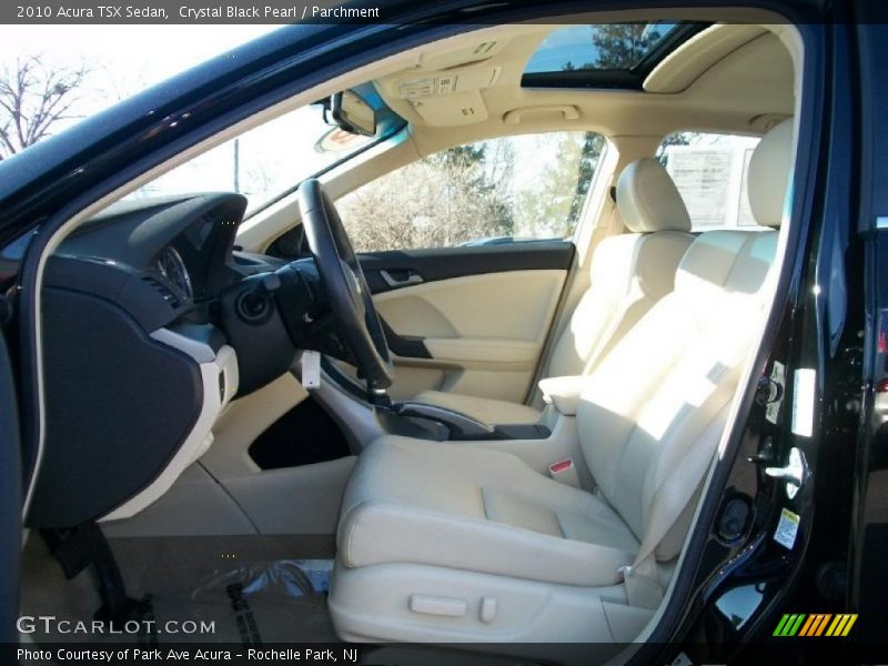 Crystal Black Pearl / Parchment 2010 Acura TSX Sedan