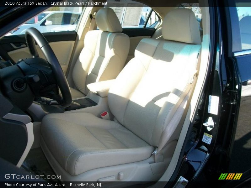 Crystal Black Pearl / Parchment 2010 Acura TSX Sedan