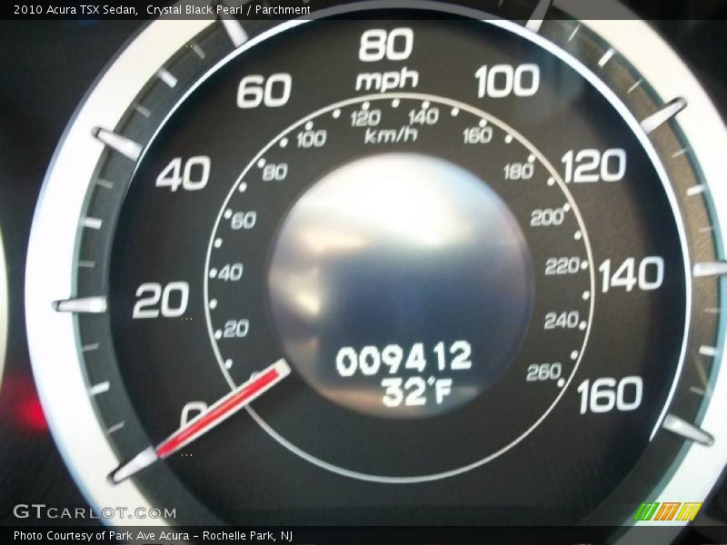 Crystal Black Pearl / Parchment 2010 Acura TSX Sedan