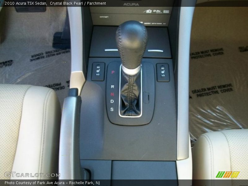 Crystal Black Pearl / Parchment 2010 Acura TSX Sedan