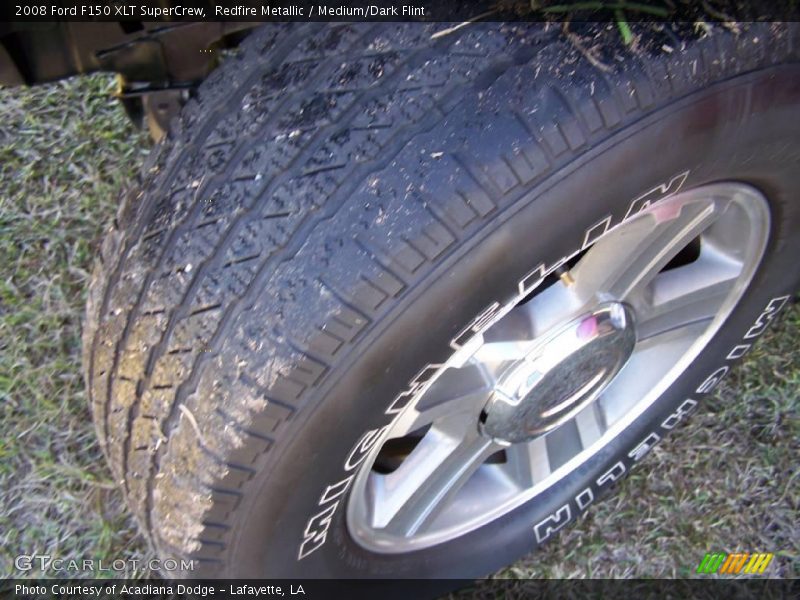 Redfire Metallic / Medium/Dark Flint 2008 Ford F150 XLT SuperCrew