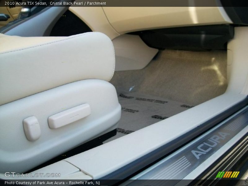 Crystal Black Pearl / Parchment 2010 Acura TSX Sedan