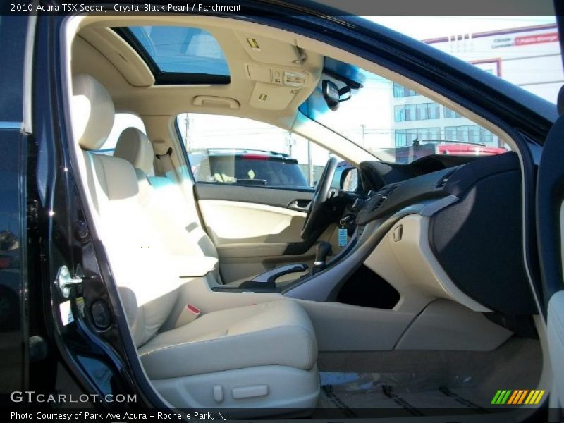 Crystal Black Pearl / Parchment 2010 Acura TSX Sedan