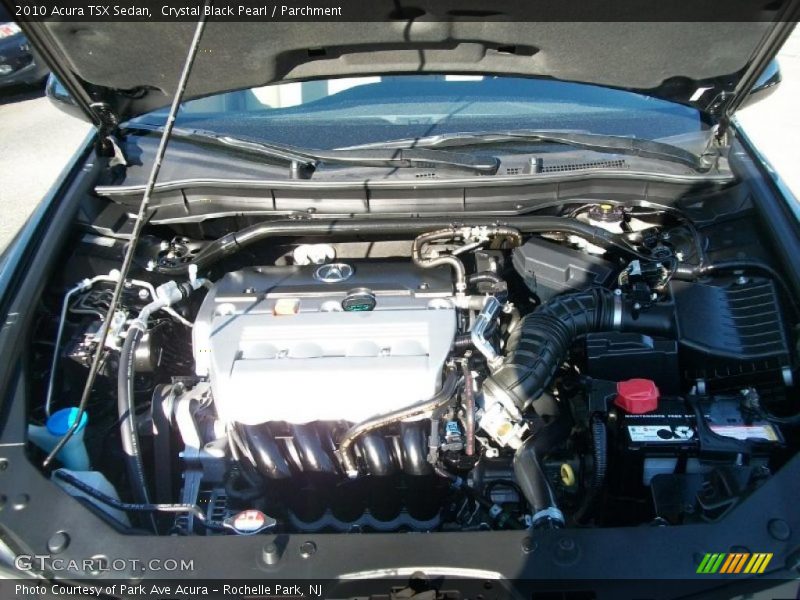 Crystal Black Pearl / Parchment 2010 Acura TSX Sedan