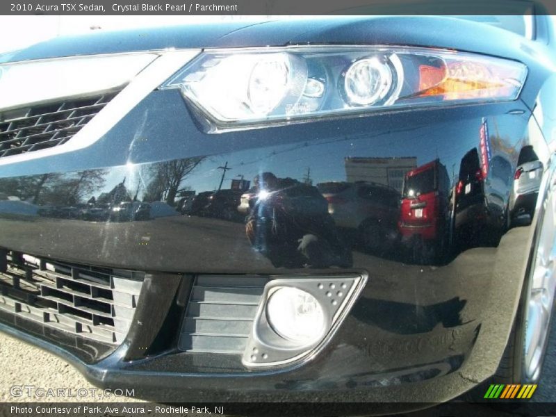 Crystal Black Pearl / Parchment 2010 Acura TSX Sedan