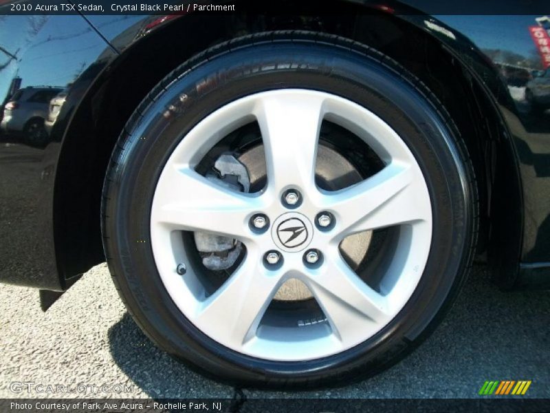 Crystal Black Pearl / Parchment 2010 Acura TSX Sedan