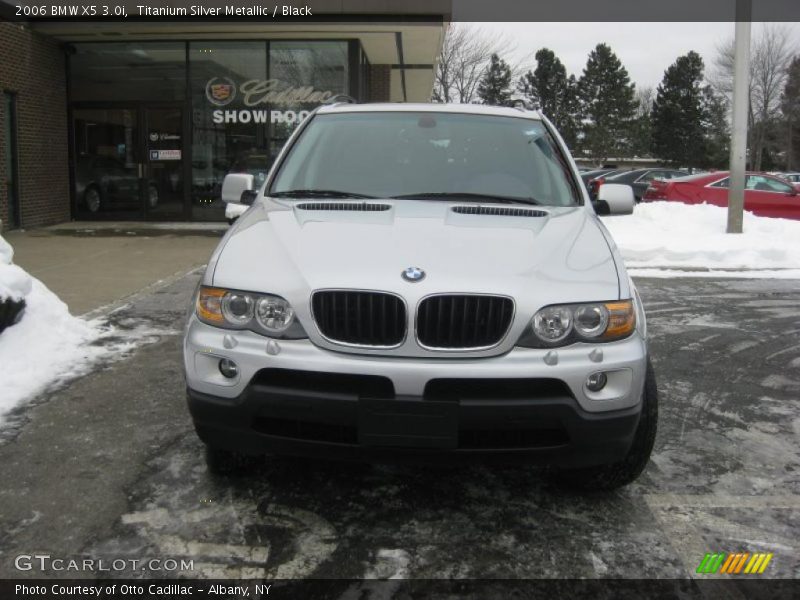 Titanium Silver Metallic / Black 2006 BMW X5 3.0i