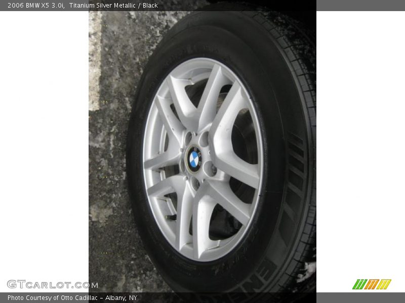 Titanium Silver Metallic / Black 2006 BMW X5 3.0i