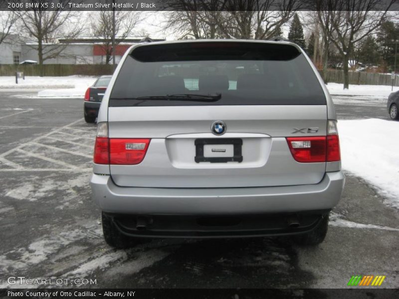 Titanium Silver Metallic / Black 2006 BMW X5 3.0i